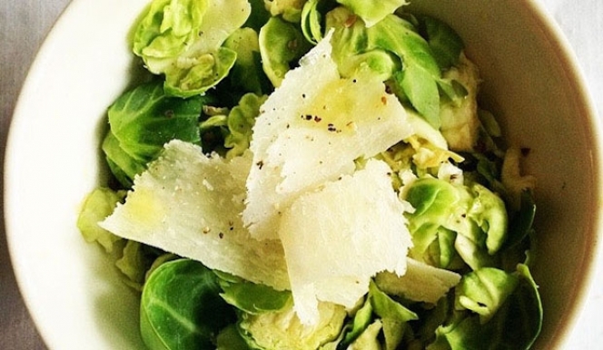 Stephanie Achar Recipe: Raw Brussels Sprouts With Artichokes And Parmesan