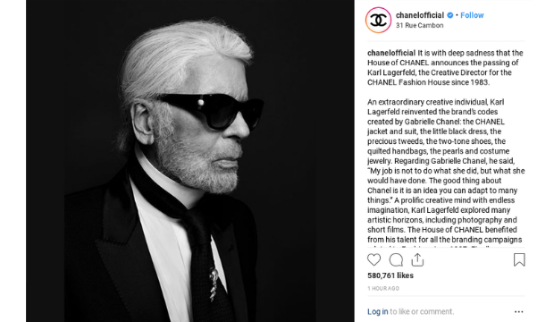 Remembering Karl Lagerfeld (1933 - 2019) :: TIG