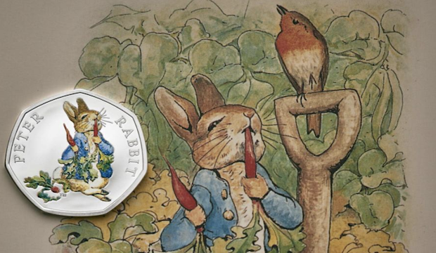 The new Peter Rabbit coin unveiled by the Royal Mint (Royal Mint)